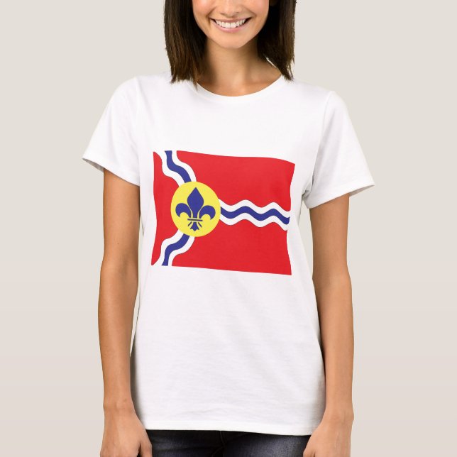 Camiseta Bandera de St. Louis (Anverso)