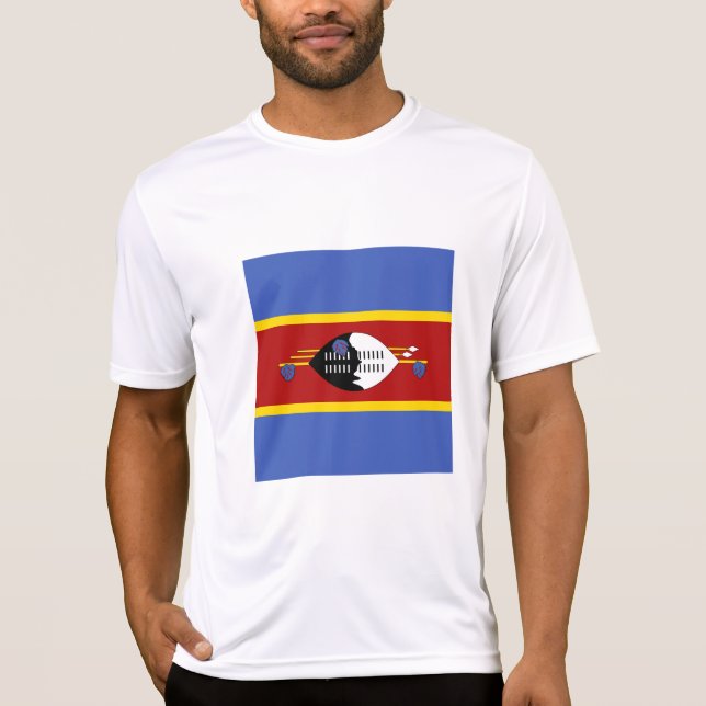 Camiseta Bandera de Suazilandia (Anverso)