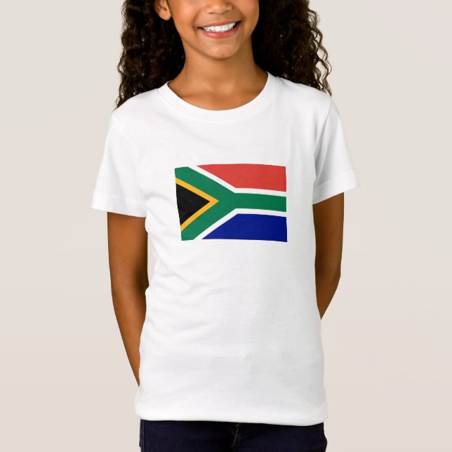 Camiseta Bandera de Sudáfrica (Anverso)