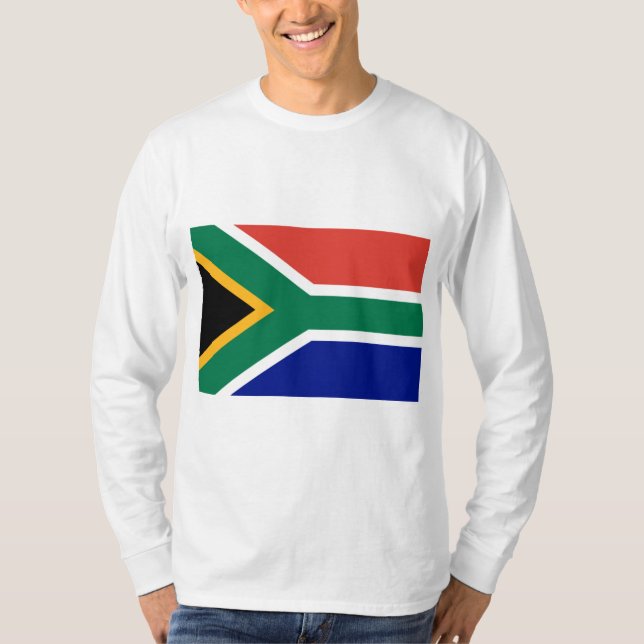 Camiseta Bandera de Sudáfrica (Anverso)