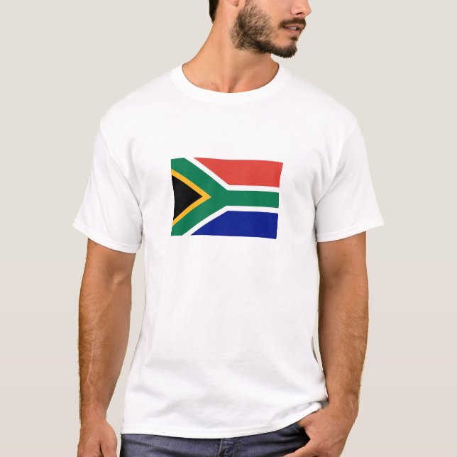 Camiseta Bandera de Sudáfrica (Anverso)
