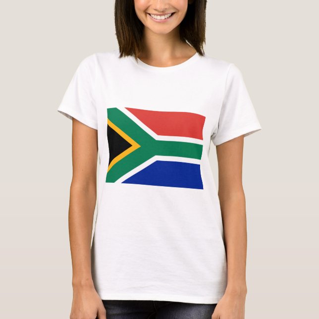 Camiseta Bandera de Sudáfrica (Anverso)