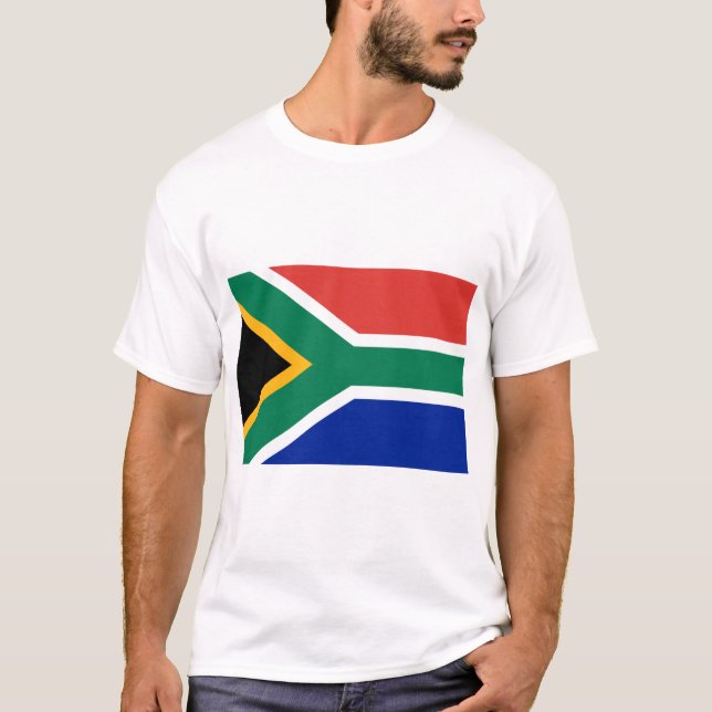Camiseta Bandera de Sudáfrica (Anverso)