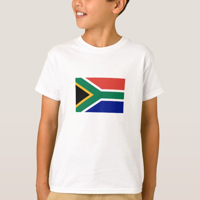 Camiseta Bandera de Sudáfrica (Anverso)