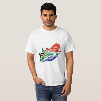 Camiseta bandera de sudáfrica