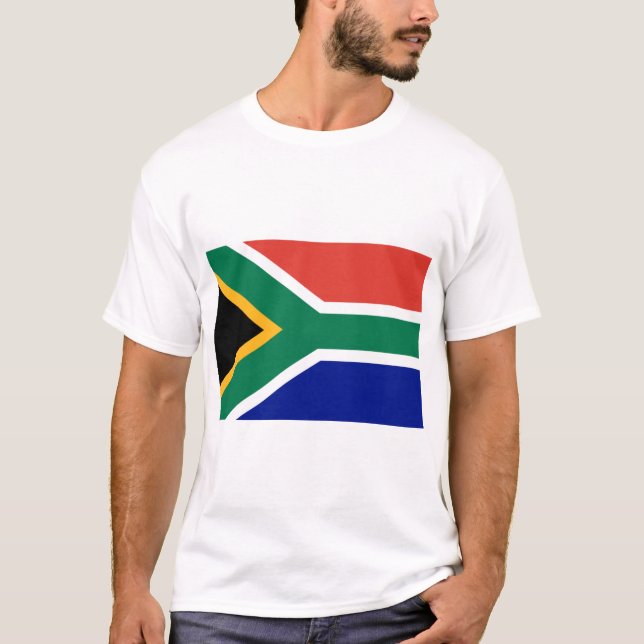 Camiseta Bandera de Sudáfrica (Anverso)