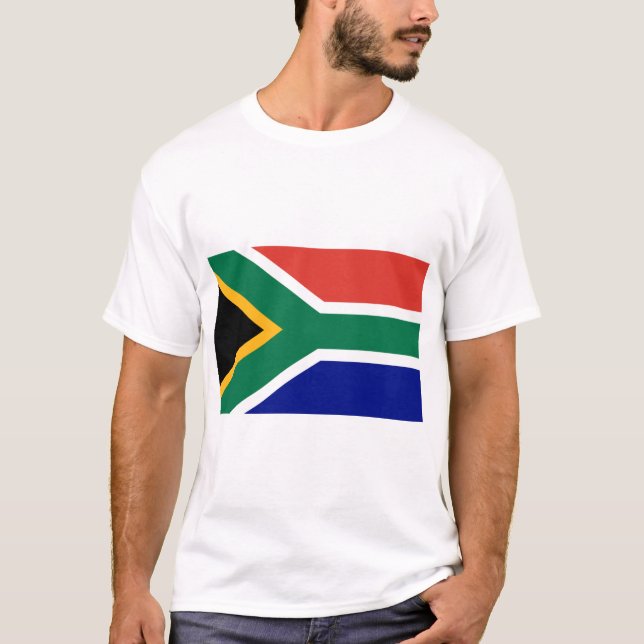 Camiseta Bandera de Sudáfrica (Anverso)