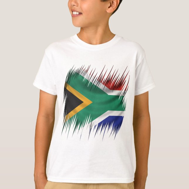 Camiseta Bandera de Sudáfrica (Anverso)