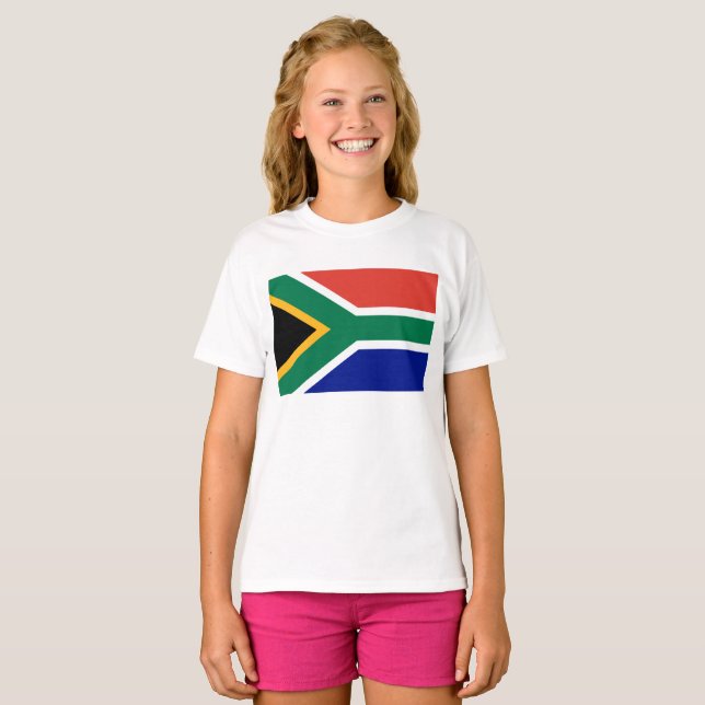 Camiseta Bandera de Sudáfrica (Anverso completo)