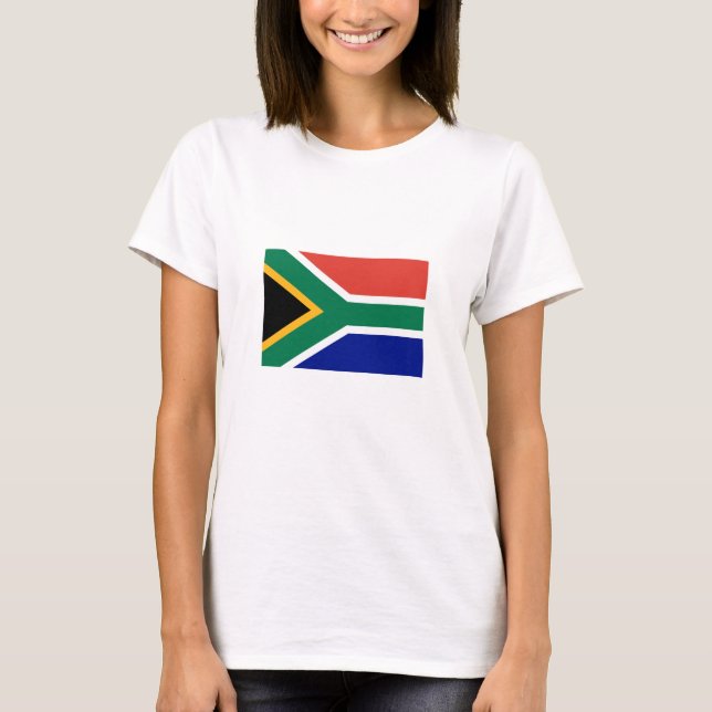 Camiseta Bandera de Sudáfrica (Anverso)
