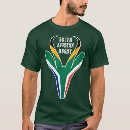 Camiseta Bandera de Sudáfrica frente a Springbok