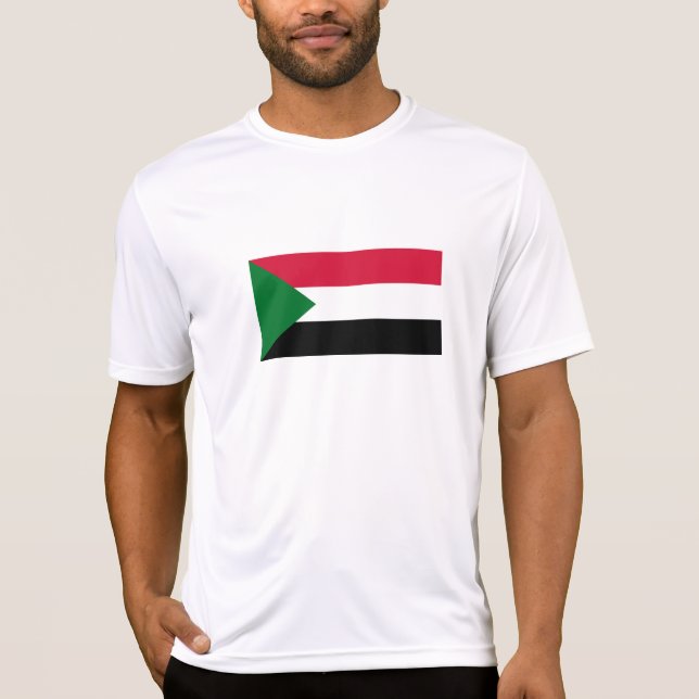 Camiseta Bandera de Sudán (Anverso)