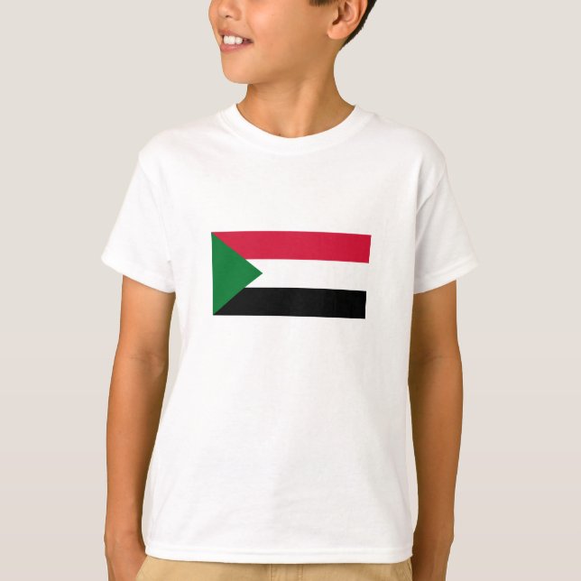 Camiseta Bandera de Sudán (Anverso)