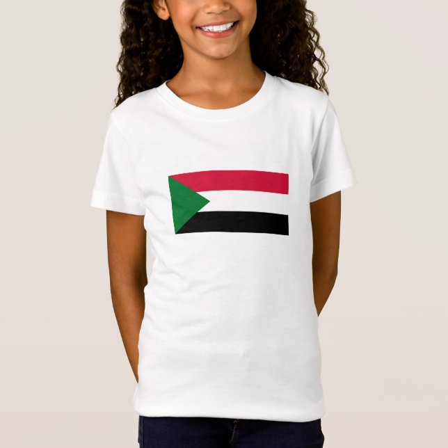 Camiseta Bandera de Sudán (Anverso)