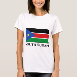 Camiseta Bandera de Sudán del Sur