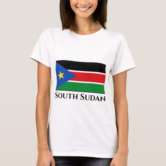 Camiseta Bandera de Sudán del Sur (Anverso)