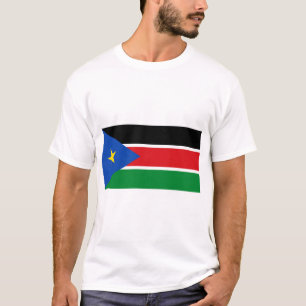 Camiseta Bandera de Sudán del Sur