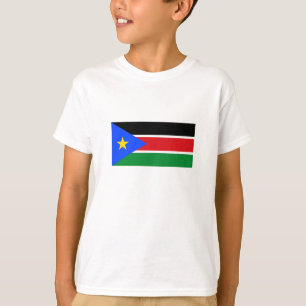 Camiseta Bandera de Sudán del Sur