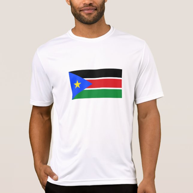 Camiseta Bandera de Sudán del Sur (Anverso)