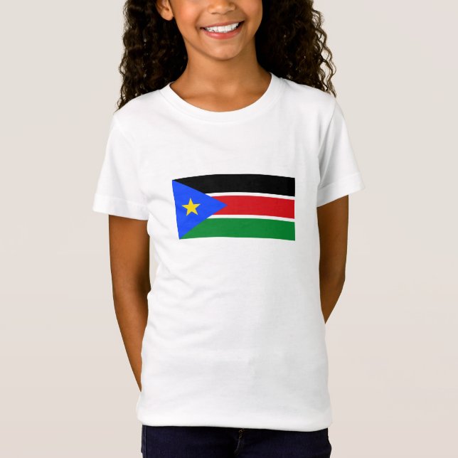 Camiseta Bandera de Sudán del Sur (Anverso)