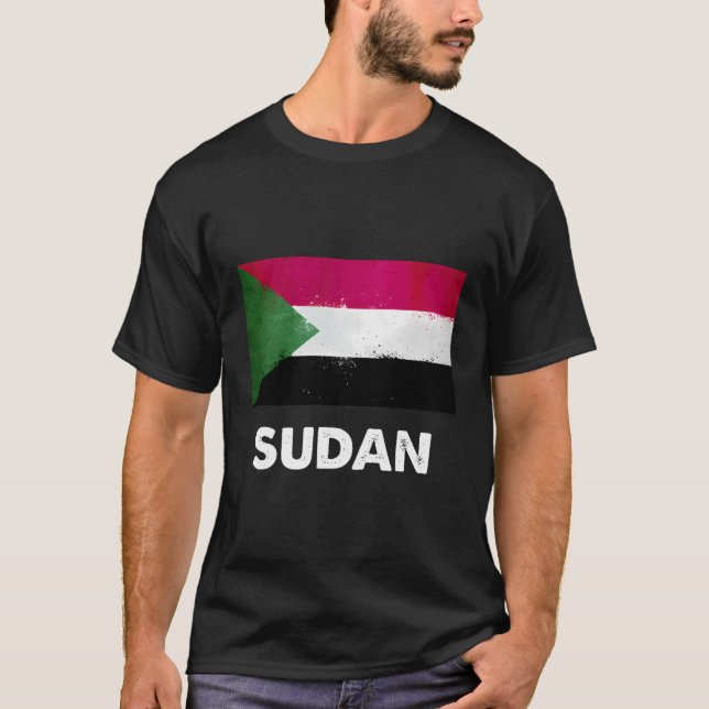 Camiseta Bandera de Sudán del Sur (Anverso)