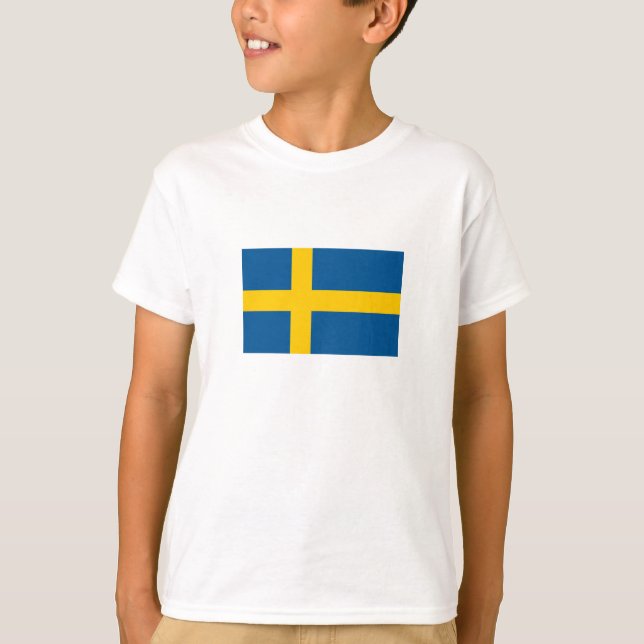 Camiseta Bandera de Suecia (Anverso)