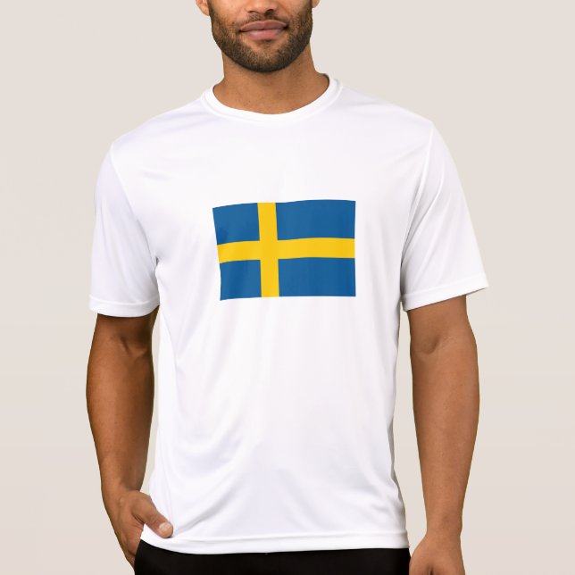 Camiseta Bandera de Suecia (Anverso)