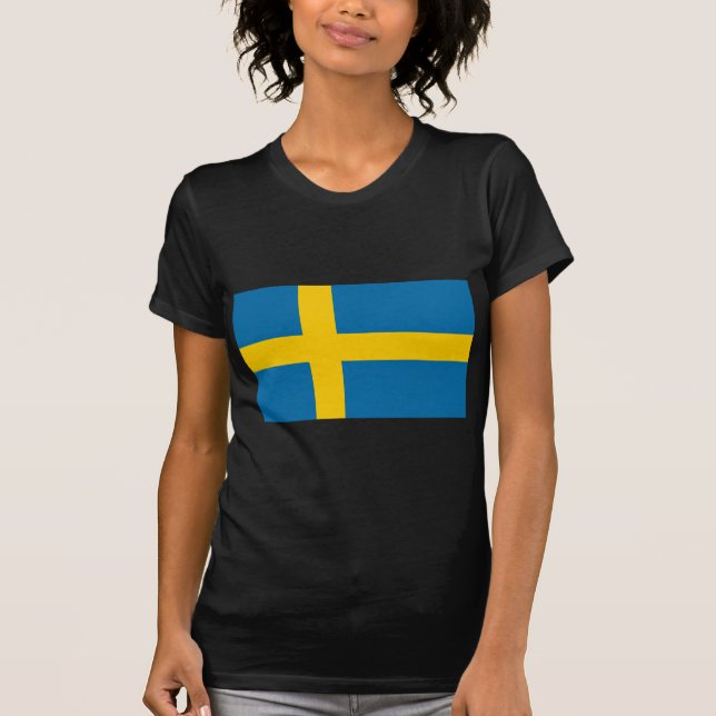 Camiseta Bandera de Suecia (Anverso)