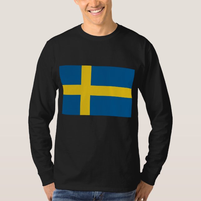 Camiseta Bandera de Suecia (Anverso)
