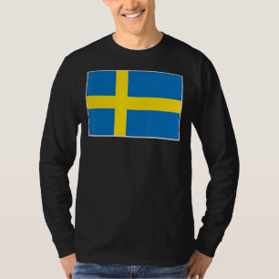 Camiseta Bandera De Suecia Con Colores Nacionales Suecos Vi