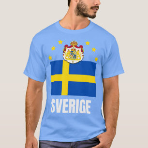 Camiseta Bandera de Suecia Emblema nacional Orgullo naciona