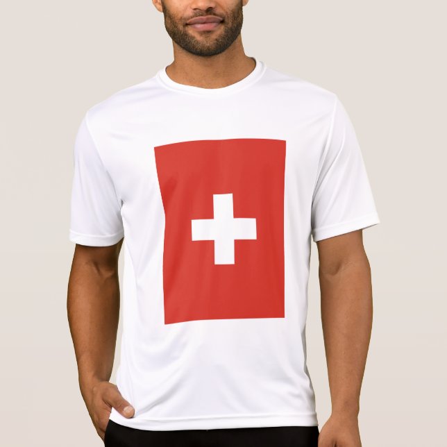 Camiseta Bandera de Suiza (Anverso)