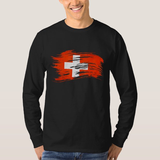 Camiseta Bandera de Suiza (Anverso)