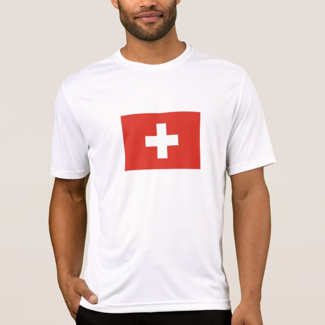 Camiseta Bandera de Suiza (Anverso)