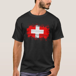 Camiseta Bandera de Suiza