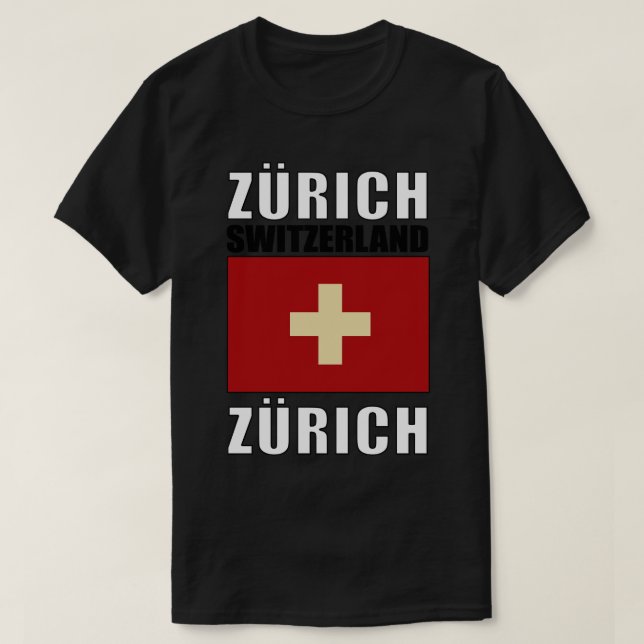 Camiseta Bandera de Suiza (Diseño del anverso)