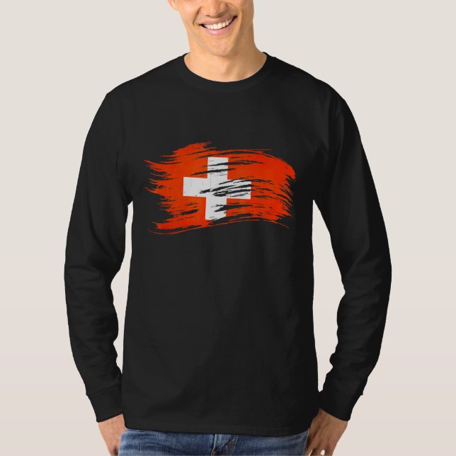 Camiseta Bandera de Suiza (Anverso)