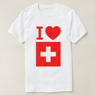 Camiseta Bandera de Suiza