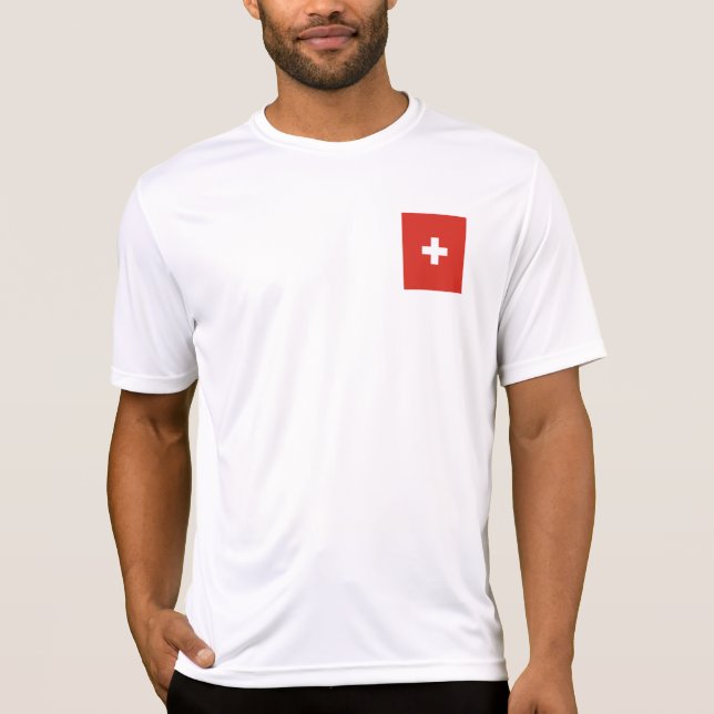 Camiseta Bandera de Suiza (Anverso)
