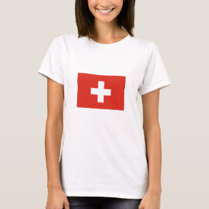 Camiseta Bandera de Suiza