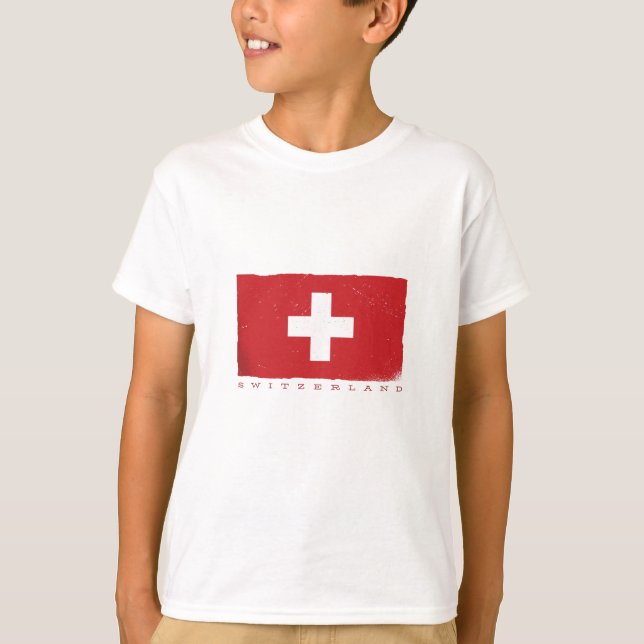 Camiseta Bandera de Suiza (Anverso)