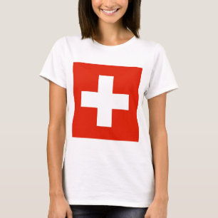 Camiseta Bandera de Suiza