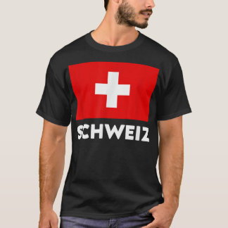 Camiseta Bandera de Suiza Schweiz Suisse rojo blanco suizo 
