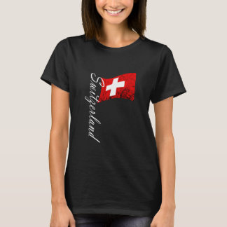 Camiseta Bandera de Suiza Vintage Bandera Suiza Schweiz Sui