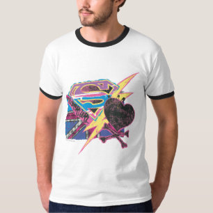 Camiseta Bandera de superchica y encrucijada