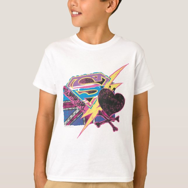 Camiseta Bandera de superchica y encrucijada (Anverso)