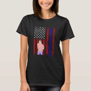 Camiseta Bandera de superviviente de dolor de barriga Us Re