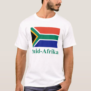Camiseta Bandera de Suráfrica con nombre en el africaans