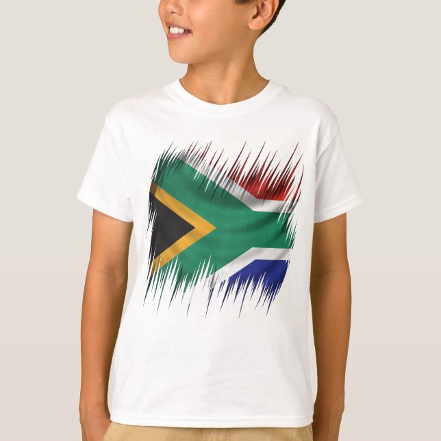 Camiseta Bandera de Suráfrica de las trituradoras (Anverso)