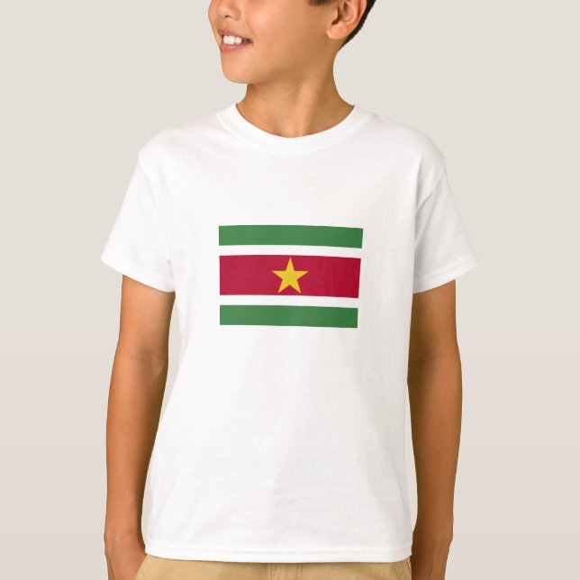 Camiseta Bandera de Surinam (Anverso)